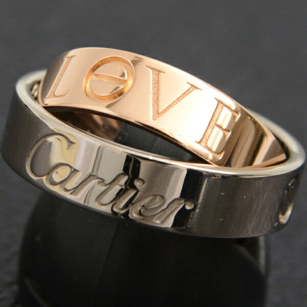 Cartier Secret Love Ring 750WG×PG Gold