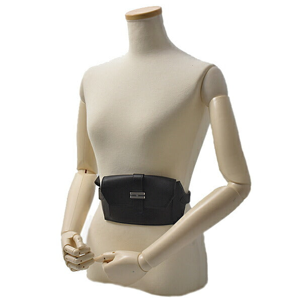 Hermes Elan Pocket 24 Waist Bag Black