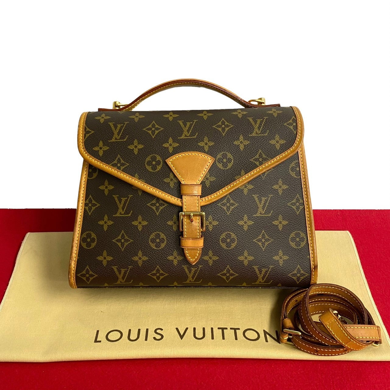 Louis Vuitton Monogram Bel Air Canvas Crossbody Bag in Good condition