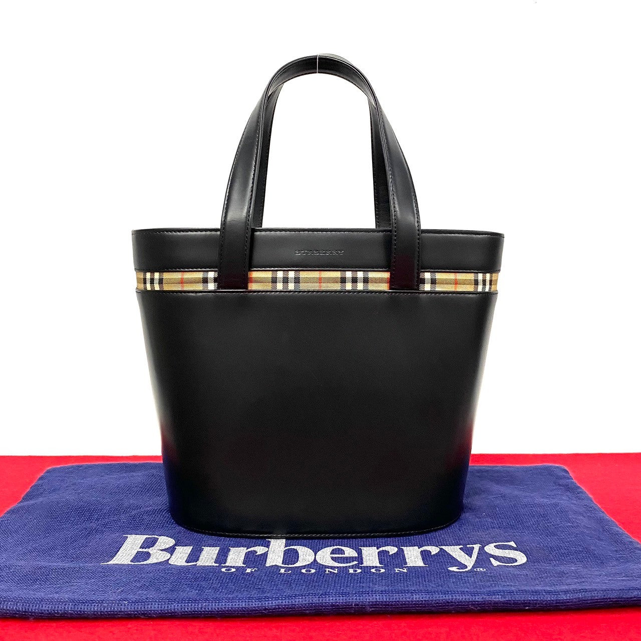 Burberry Leather Handbag Leather Tote Bag in Excellent condition