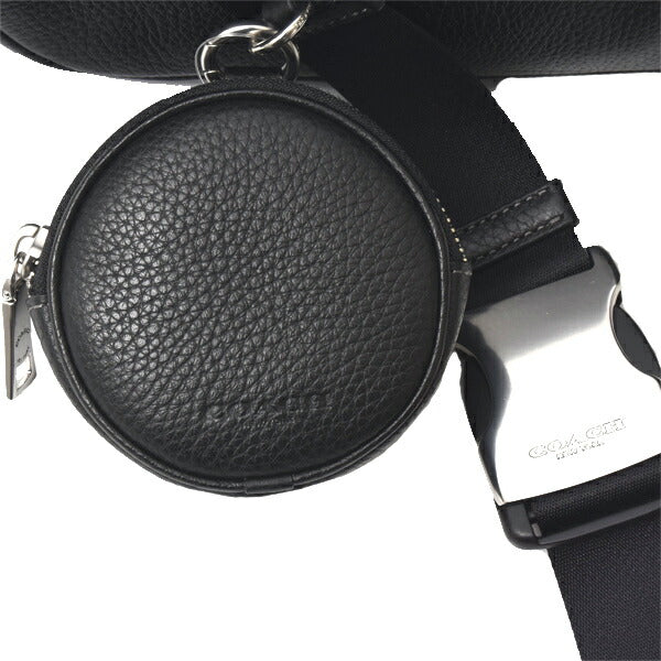 Coach Leather Belt Bag Black B2344 CJ507