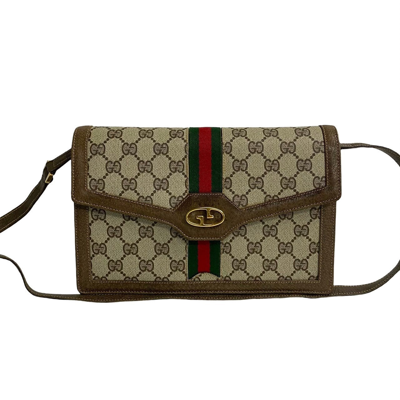 Gucci GG Supreme Crossbody Bag Canvas Crossbody Bag in Very Good Condition