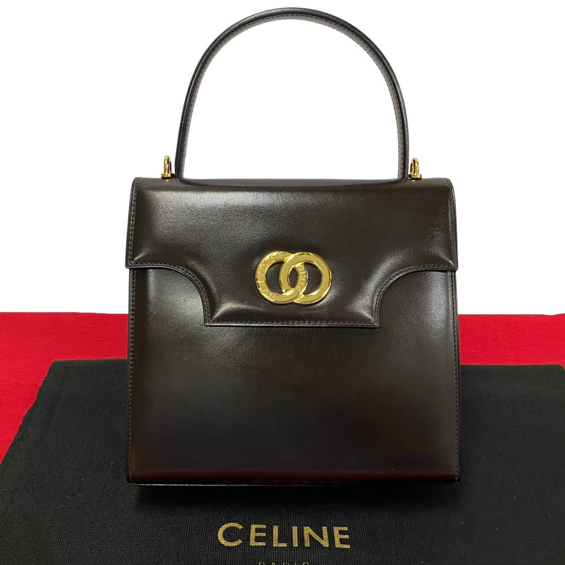 Celine Leather Handbag Leather Handbag in Very Good Condition