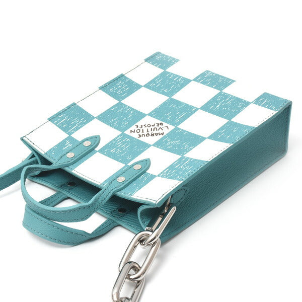 Louis Vuitton Sac Plat XS Turquoise Shoulder Bag