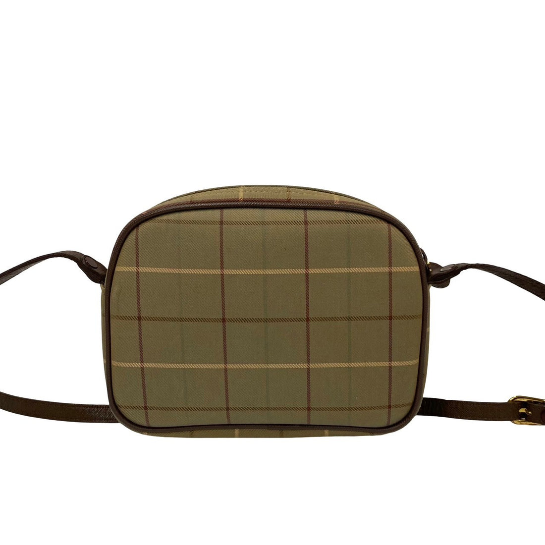 Burberry Check Canvas Crossbody Bag Canvas Crossbody Bag in Very Good Condition