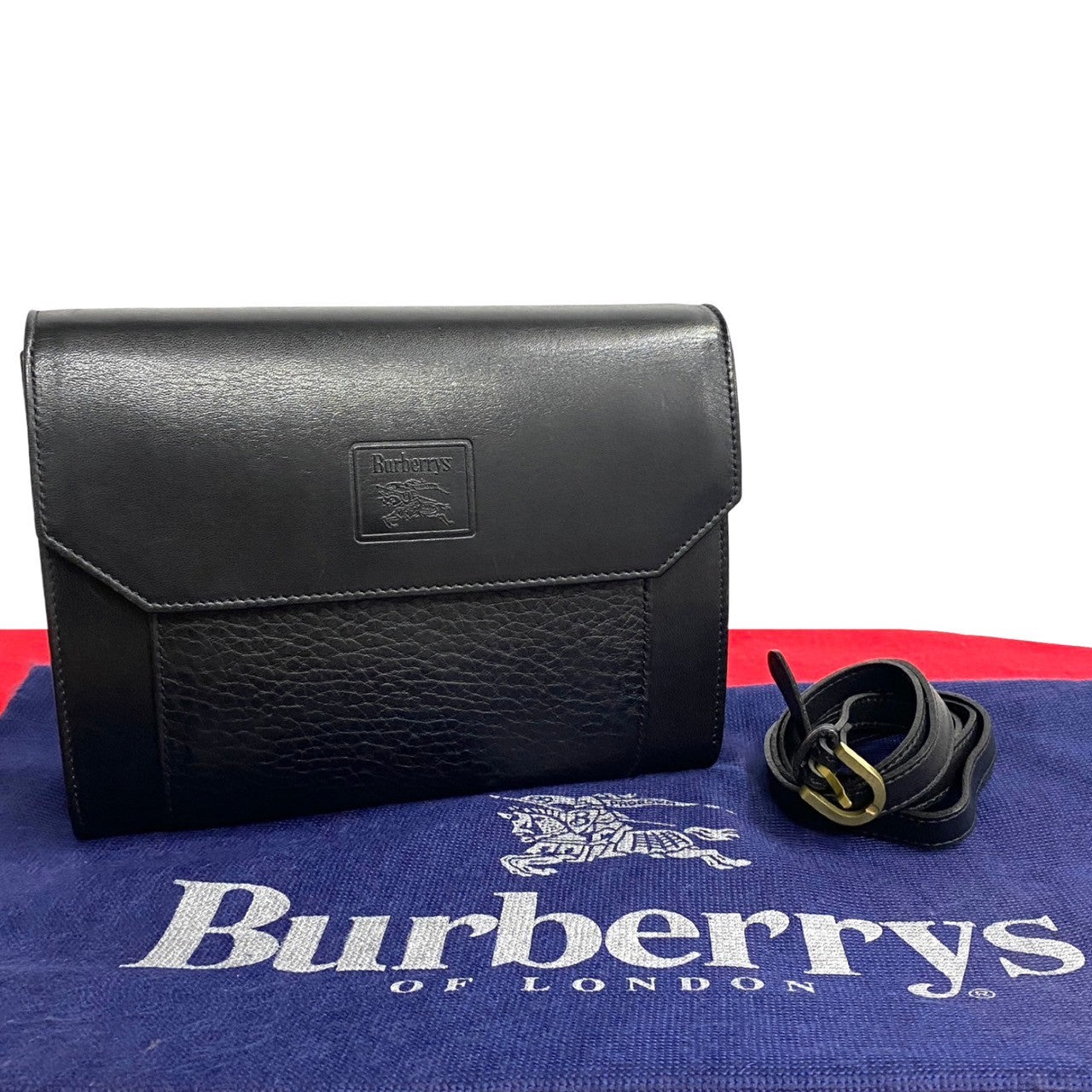 Burberry Leather Flap Crossbody Bag Leather Crossbody Bag in Good condition
