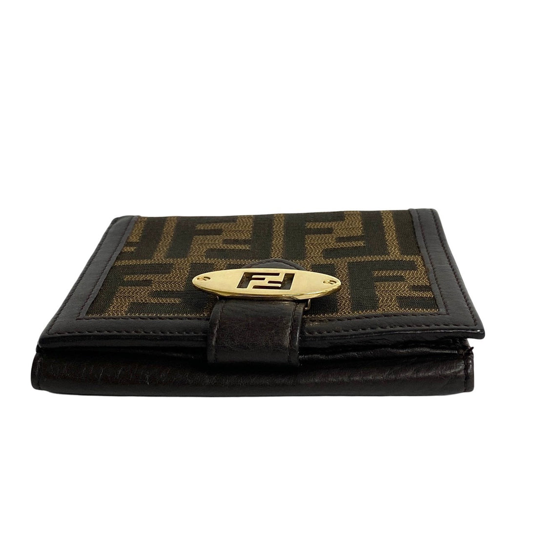 Fendi Zucca Canvas Bifold Wallet  Canvas Short Wallet in Great Condition