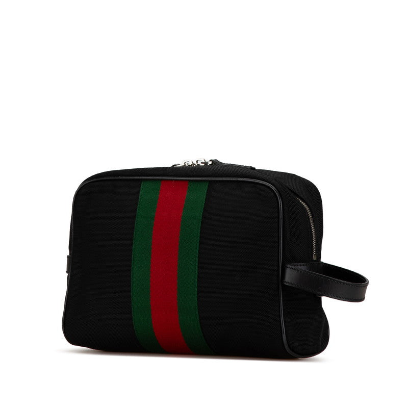 Gucci Canvas Leather Clutch Bag 630916