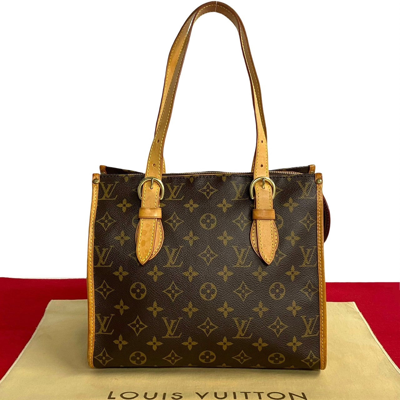 Louis Vuitton Popincourt Haut Canvas Shoulder Bag M40007 in Good condition