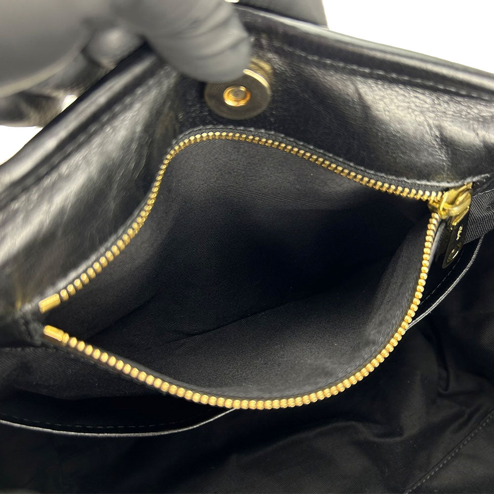 Chloe Etel Leather Black Tote Bag