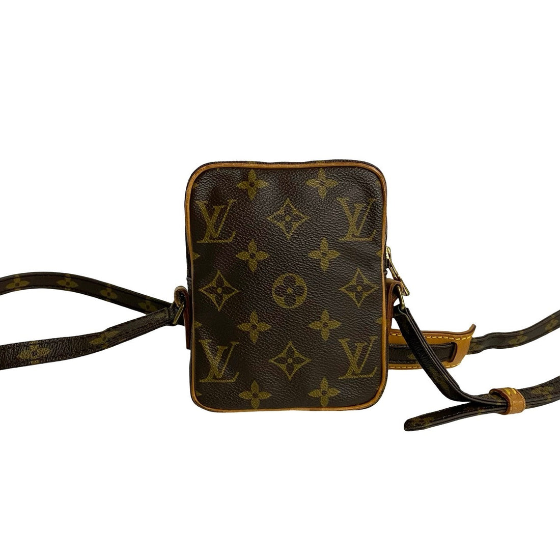 Louis Vuitton Mini Danube Canvas Crossbody Bag M45268 in Very Good Condition