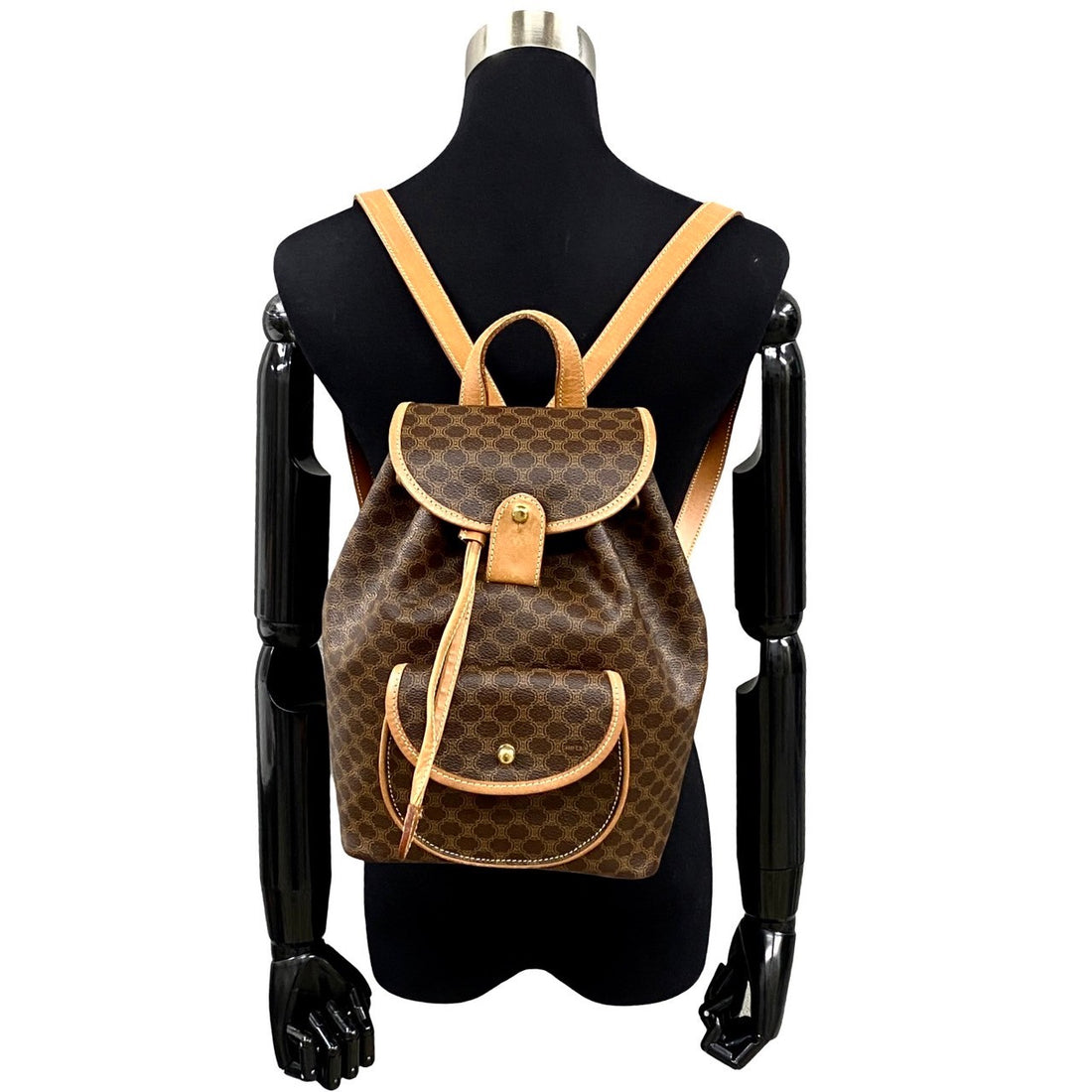 Celine Macadam Backpack  Canvas Backpack