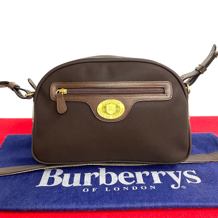 Burberry Canvas Mini Pochette Canvas Crossbody Bag in Great Condition