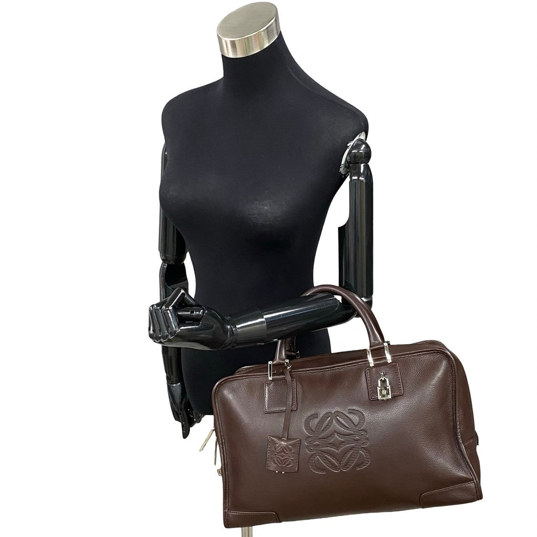 Loewe Leather Amazona 36 Leather Handbag