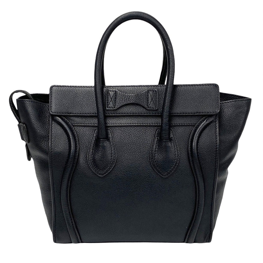 Celine Micro Leather Luggage Tote Leather Tote Bag