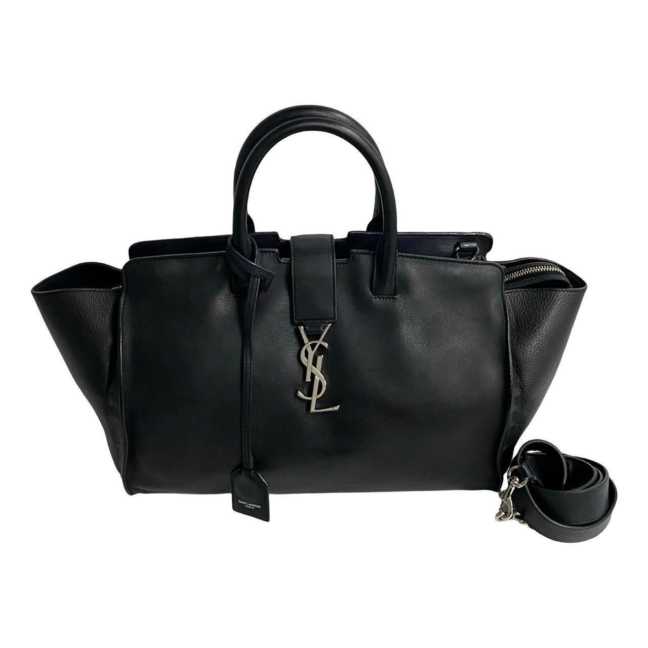 Yves Saint Laurent Leather Downtown Cabas Leather Handbag in Very Good Condition