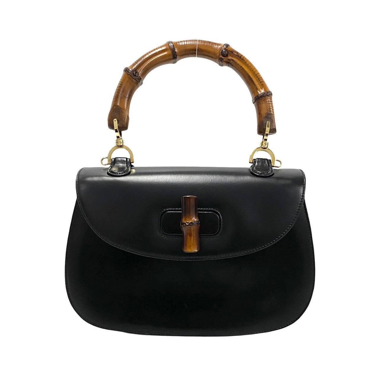 Gucci Leather Bamboo Handbag Leather Handbag 000 2684 in Good condition