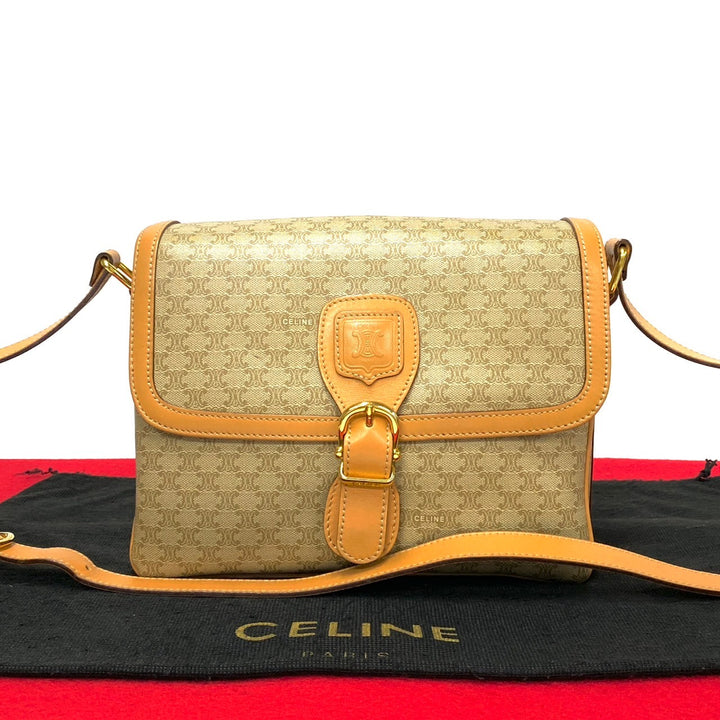 Celine Triomphe Canvas Crossbody Bag Canvas Crossbody Bag in Great Condition