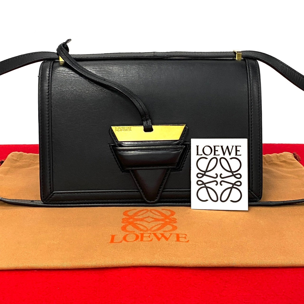 Loewe Barcelona Small Handbag Leather Shoulder Bag 无法识别 in Good condition