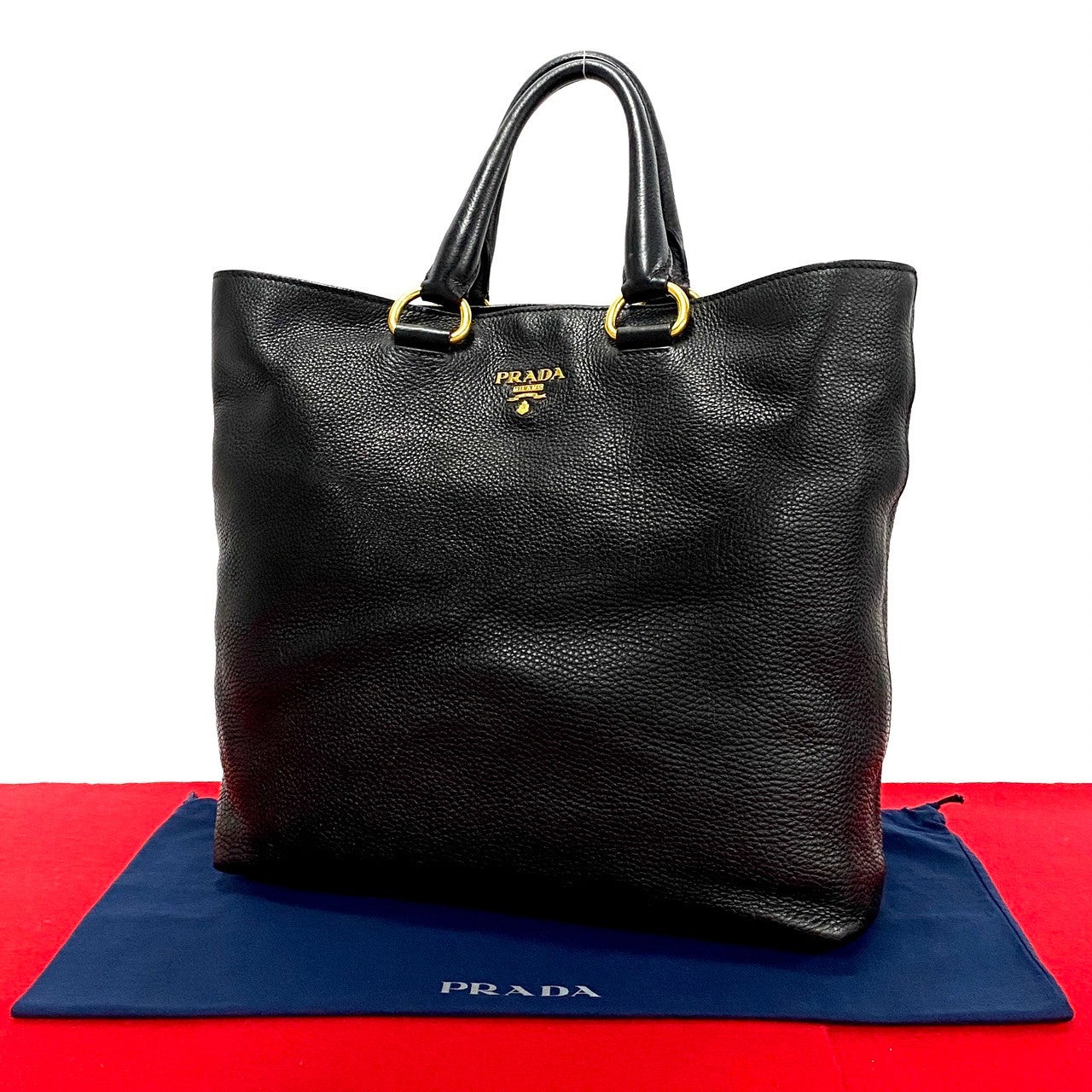 Prada Leather Tote Bag Leather Tote Bag in Good condition