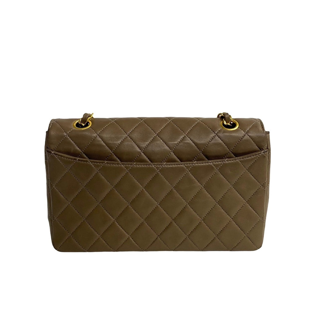 Chanel CC Quilted Leather Shoulder Bag Leather Shoulder Bag