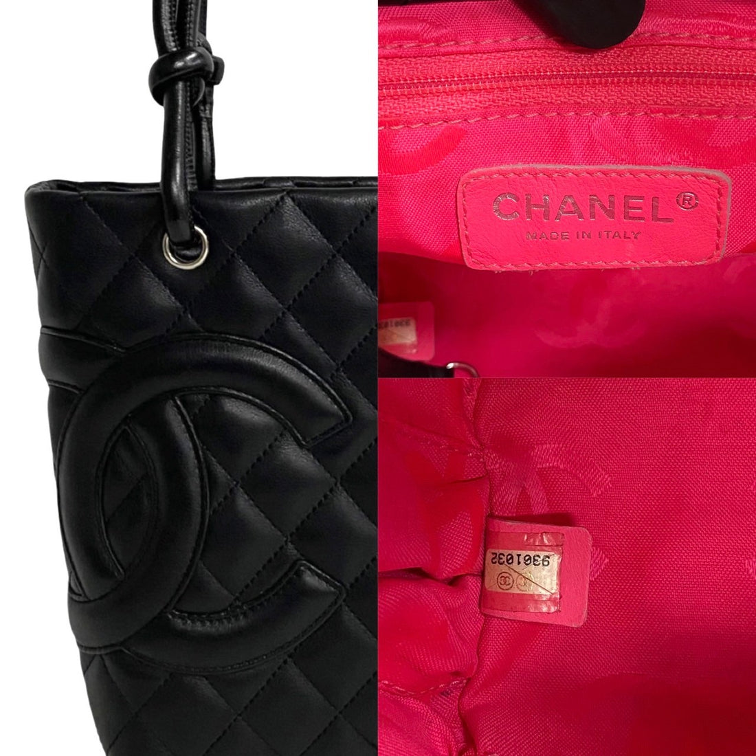 Chanel Matelasse Cambon Small Tote Leather Tote Bag 40977