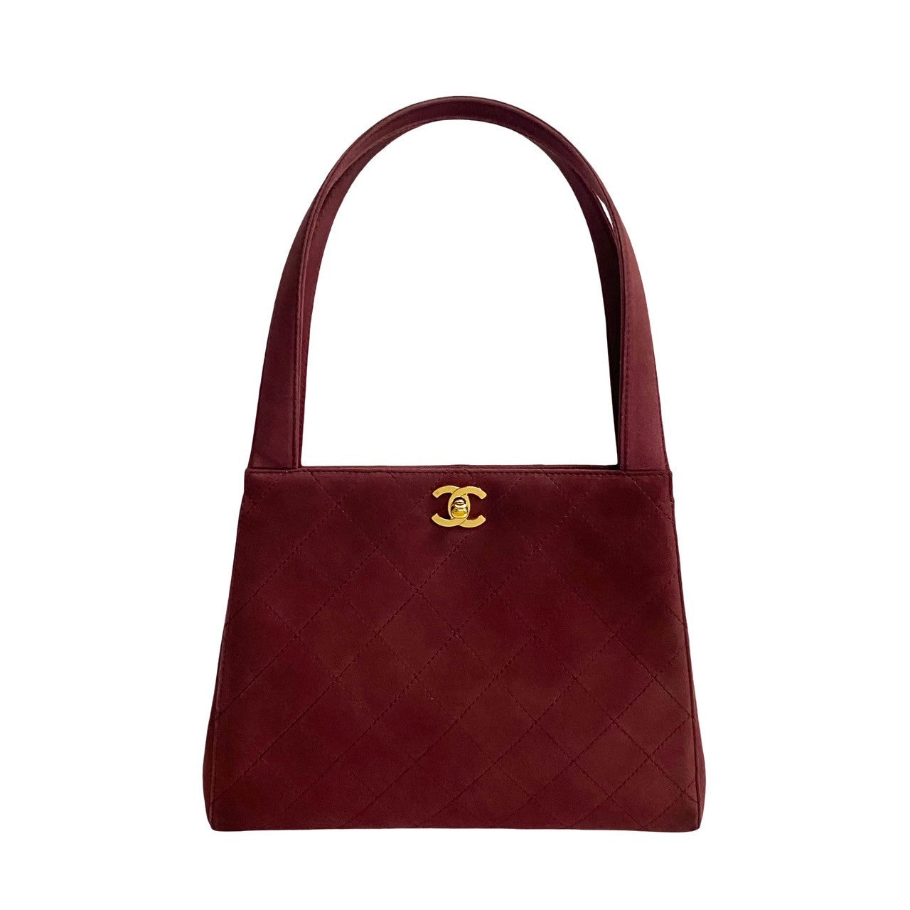 Chanel Matelasse Coco Mark Suede Handbag Suede Shoulder Bag 31017 in Excellent condition