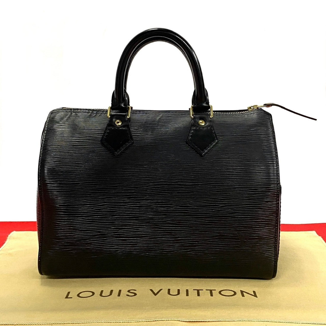 Louis Vuitton Speedy 25 Leather Handbag M43012 in Very Good Condition