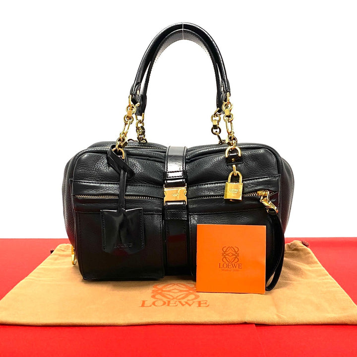 Loewe Leather Lola 26 Handbag Leather Handbag in Very Good Condition