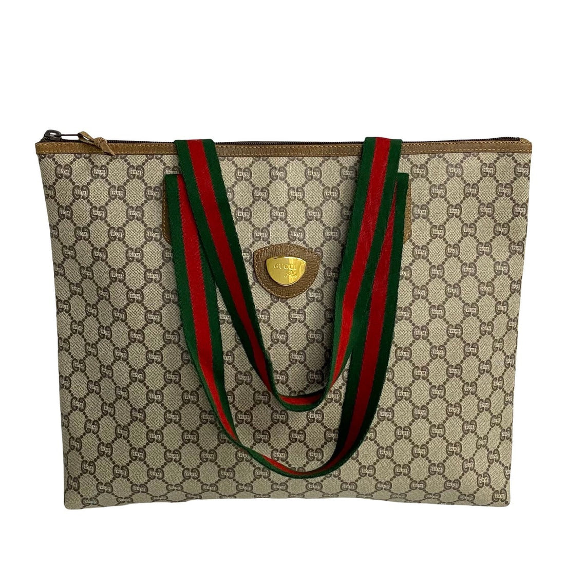 Gucci Gucci Plus Tote Bag Canvas Tote Bag 34929 in Very Good Condition