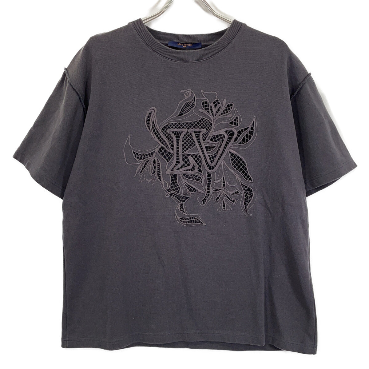 Louis Vuitton LV Vegetal Lace Embroidery Cotton T-shirt
