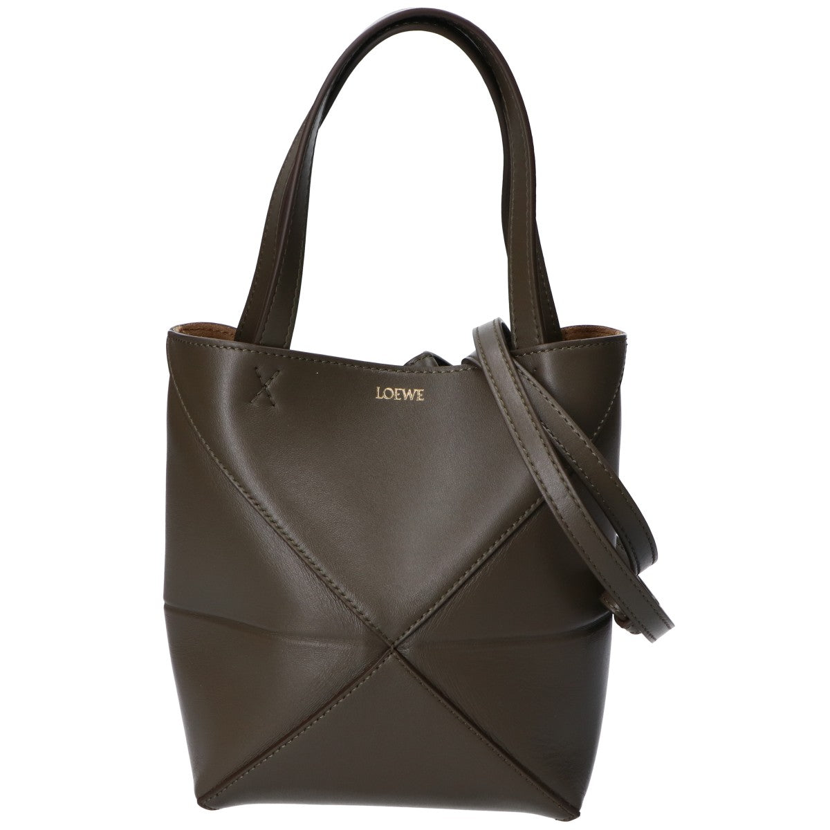 Loewe Puzzle Fold Shiny Calfskin 2way bag