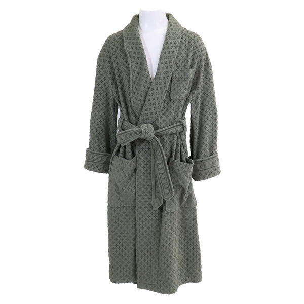 Louis Vuitton Jacquard Monogram Flower French Terry Robe