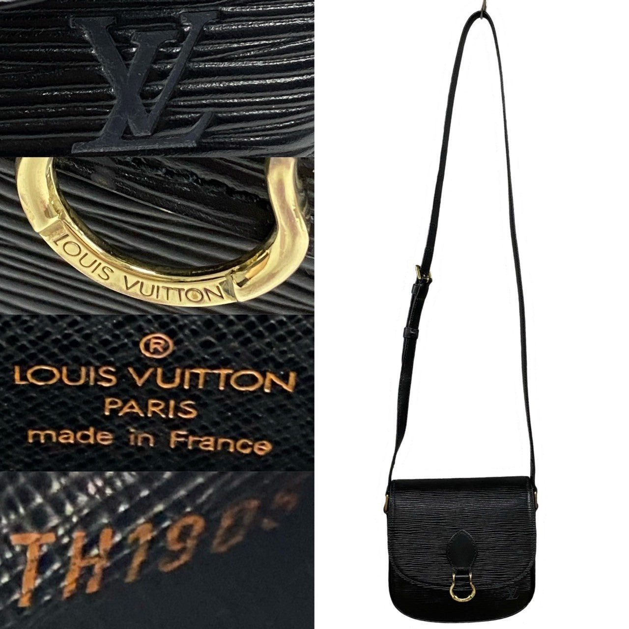 Louis Vuitton Saint Cloud PM Leather Crossbody Bag in Very Good Condition