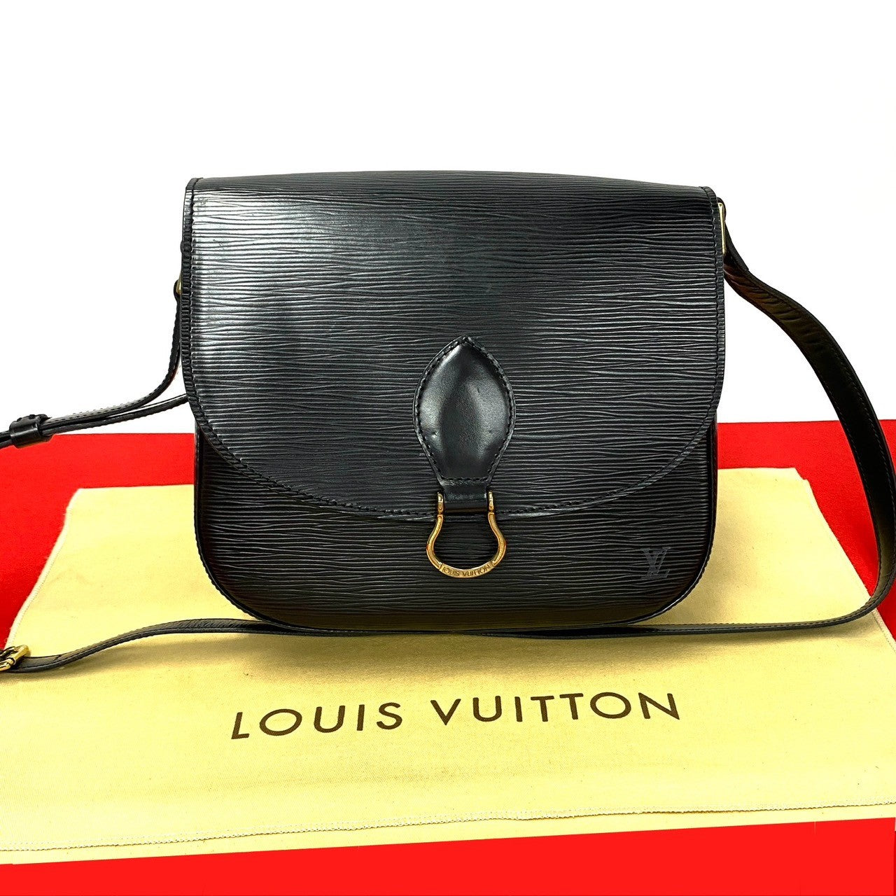 Louis Vuitton Saint Cloud GM Leather Crossbody Bag in Very Good Condition