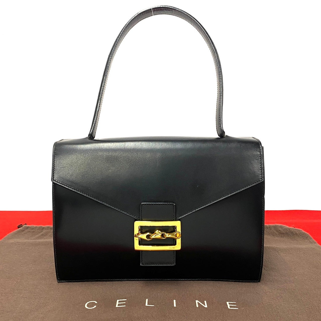 Celine Leather Handbag Leather Handbag in Very Good Condition