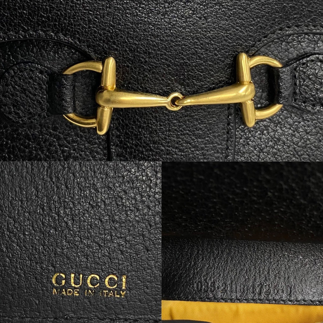 Gucci Leather Horsebit Wallet  Leather Short Wallet in Great Condition