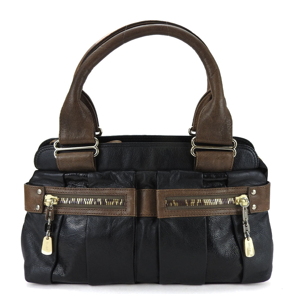 Chloe Leather Handbag Black Casual