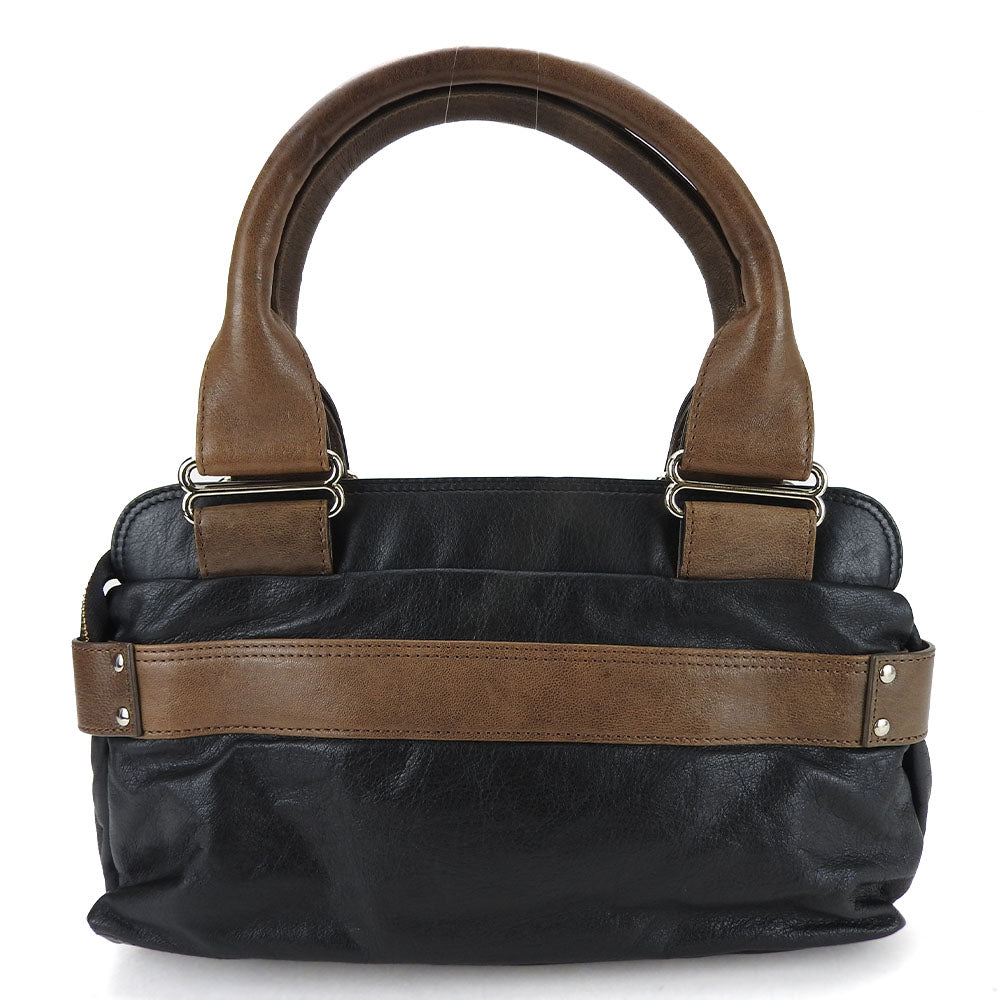 Chloe Leather Handbag Black Casual