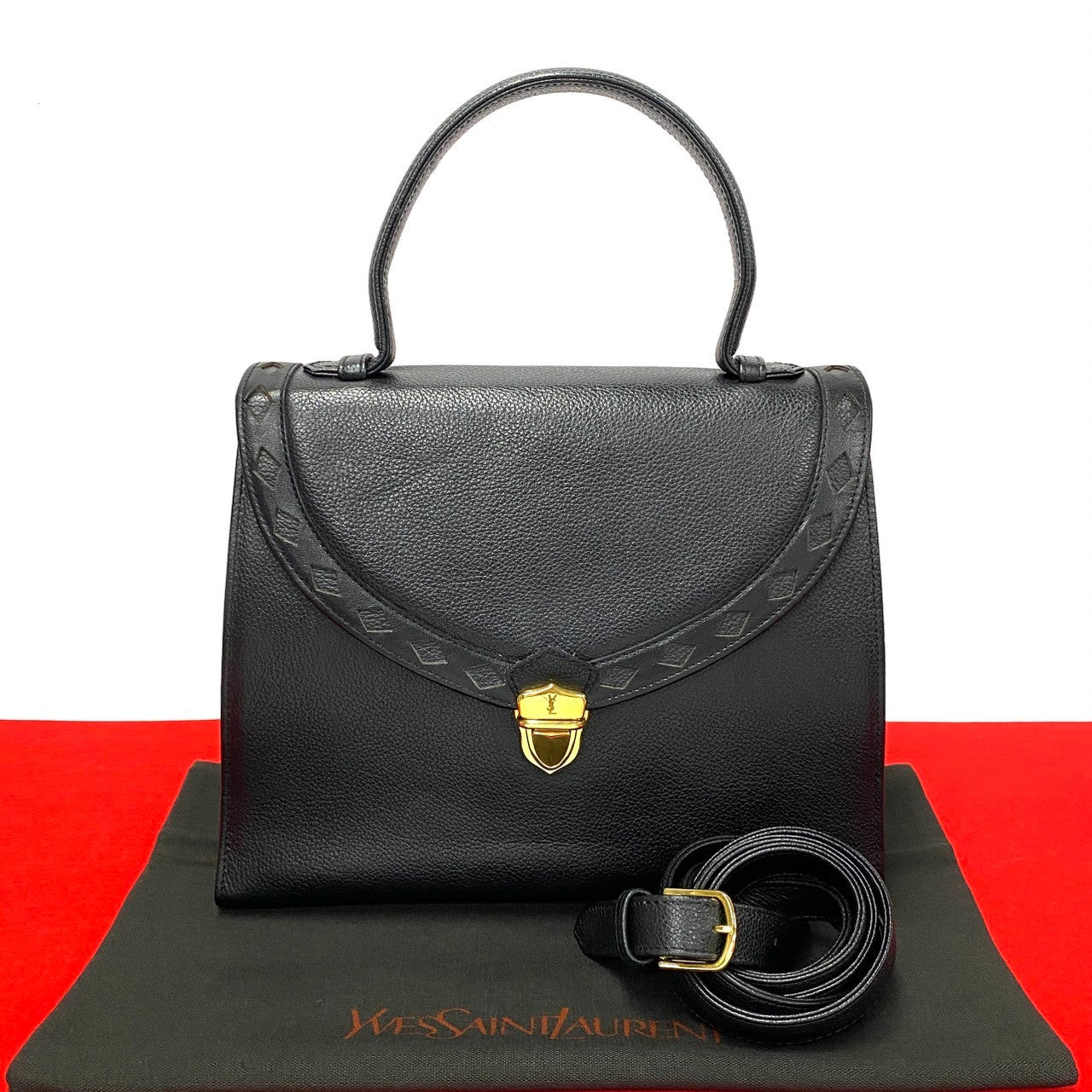 Yves Saint Laurent Leather Handbag Leather Handbag in Very Good Condition