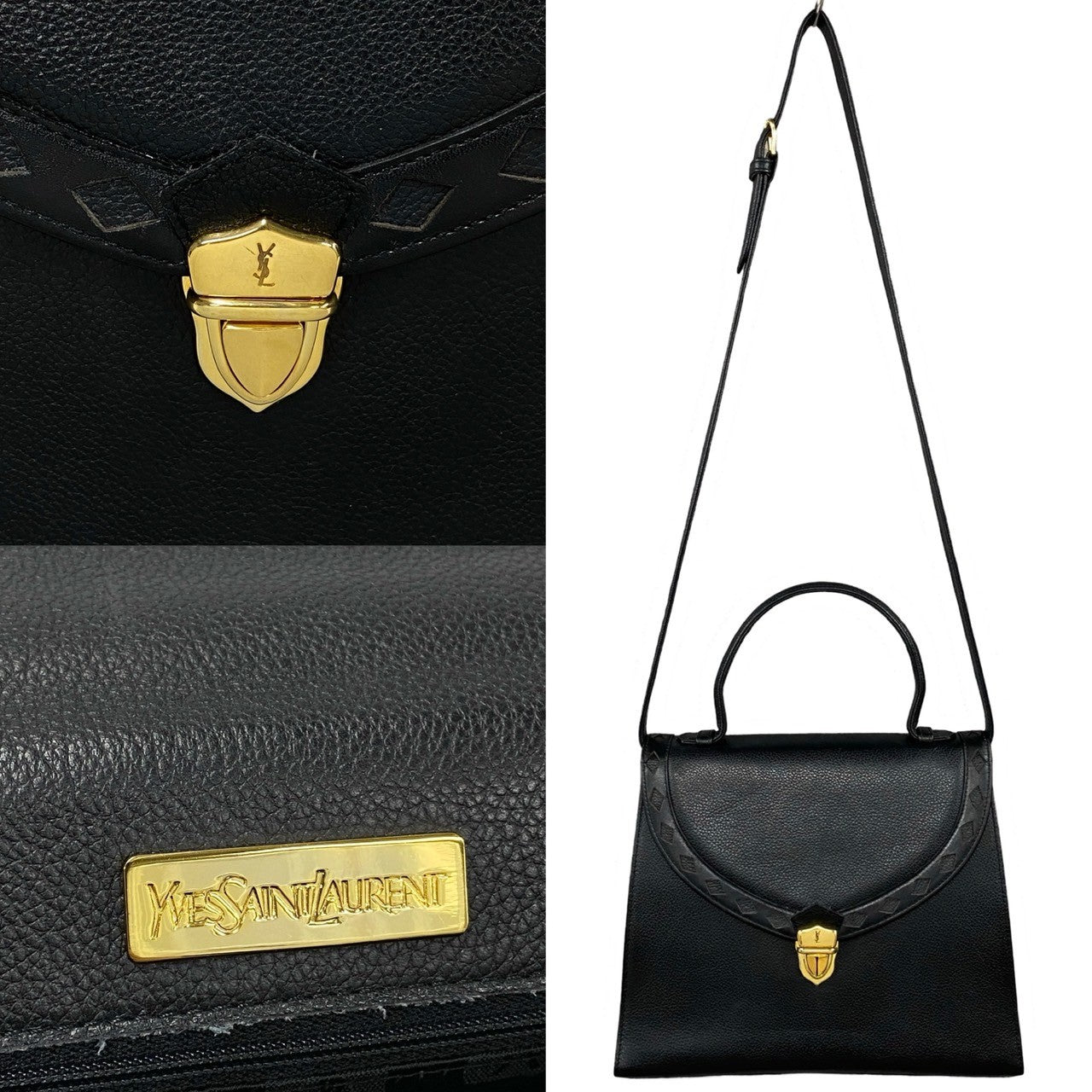 Yves Saint Laurent Leather Handbag Leather Handbag in Very Good Condition