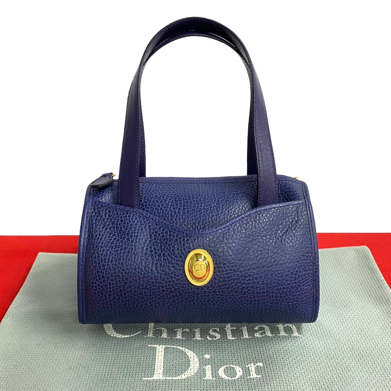 Dior Leather Handle Bag  Leather Handbag in Great Condition