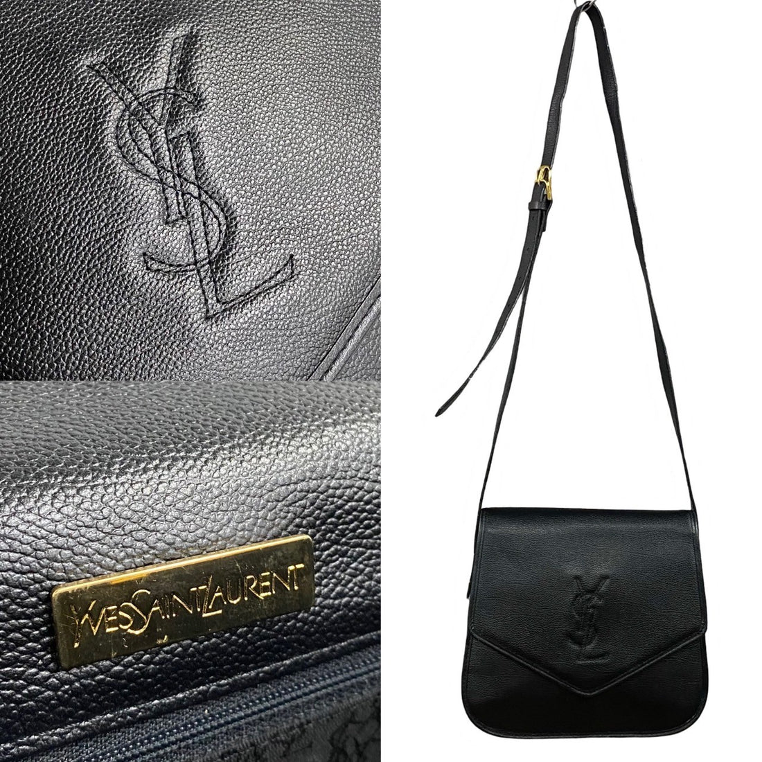 Yves Saint Laurent Leather Crossbody Bag  Leather Crossbody Bag