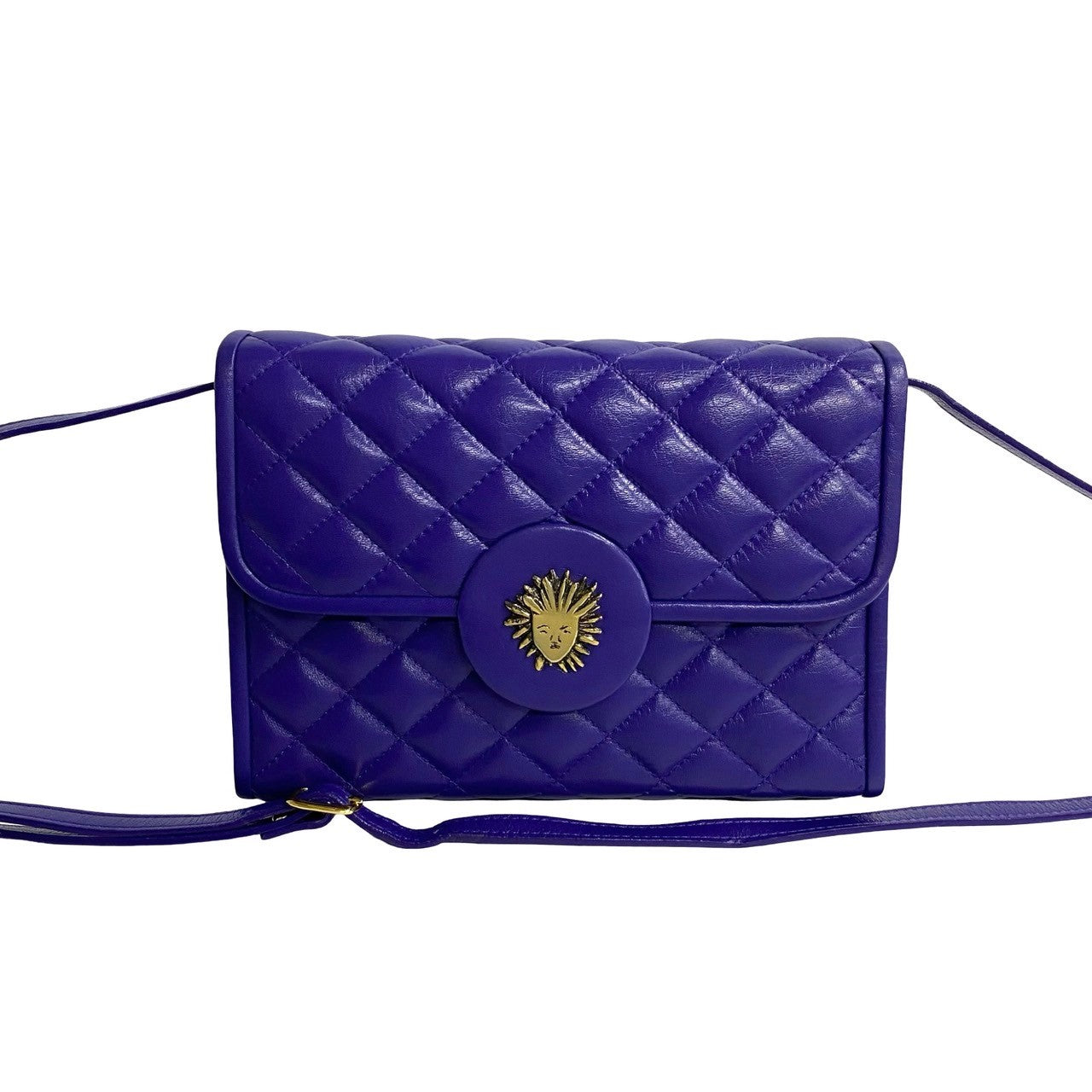 Yves Saint Laurent Quilted Leather Crossbody Bag Leather Crossbody Bag in Very Good Condition