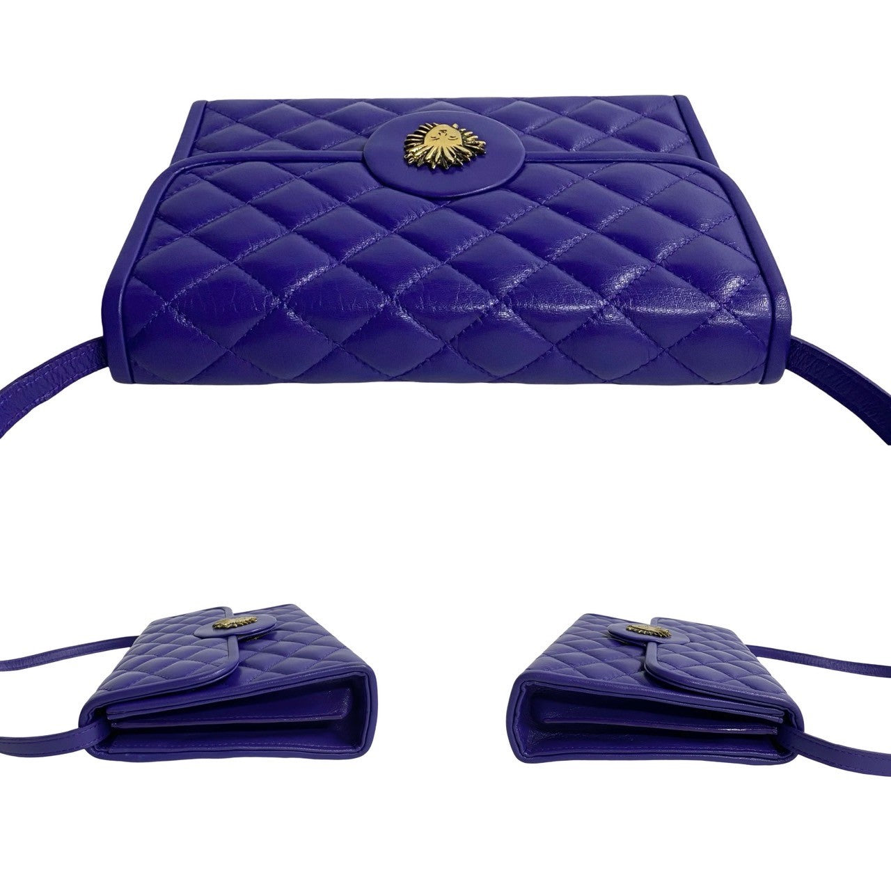 Yves Saint Laurent Quilted Leather Crossbody Bag Leather Crossbody Bag in Very Good Condition