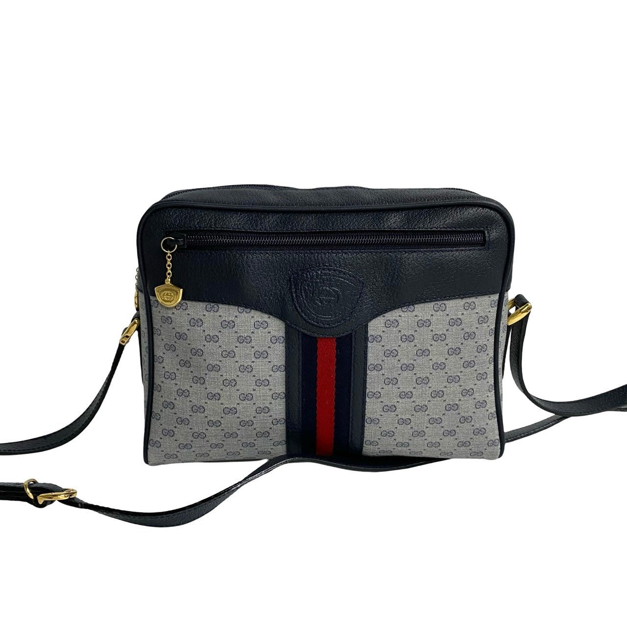 Gucci GG Supreme Ophidia Crossbody Bag  Leather Crossbody Bag in Great Condition