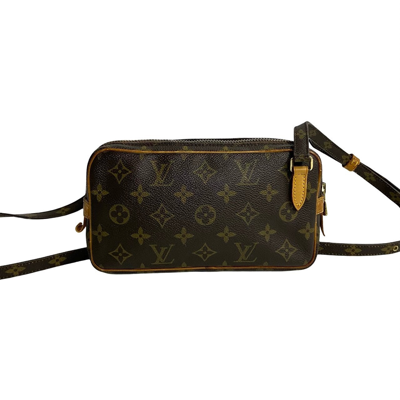 Louis Vuitton Pochette Marly Bandouliere Canvas Crossbody Bag in Very Good Condition