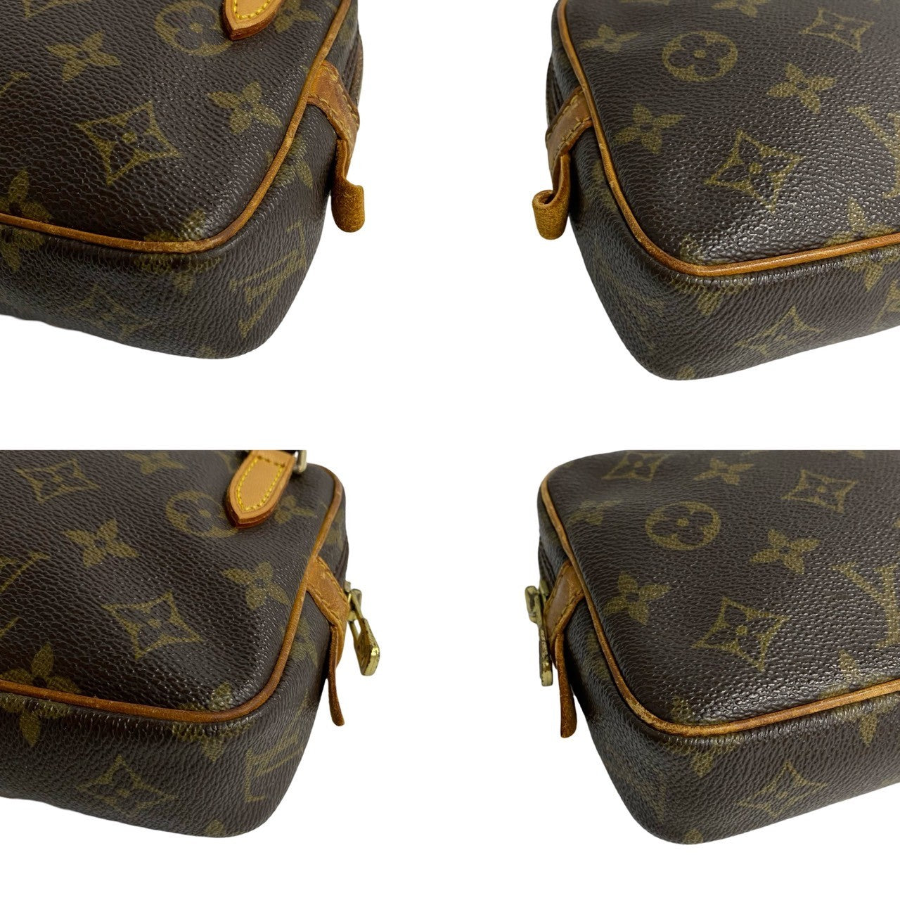 Louis Vuitton Pochette Marly Bandouliere Canvas Crossbody Bag in Very Good Condition