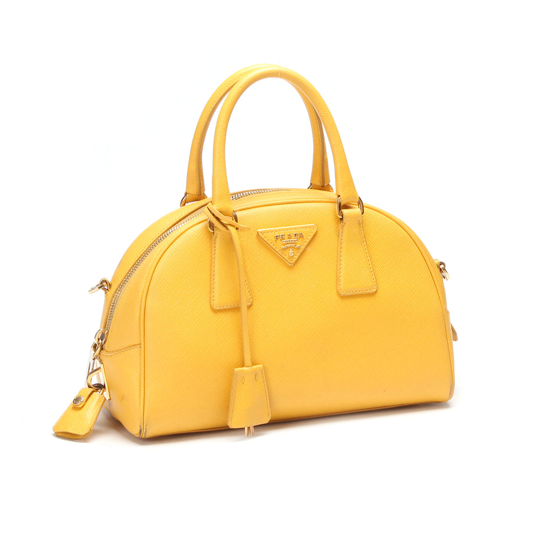 Saffiano Lux Bowler Bag