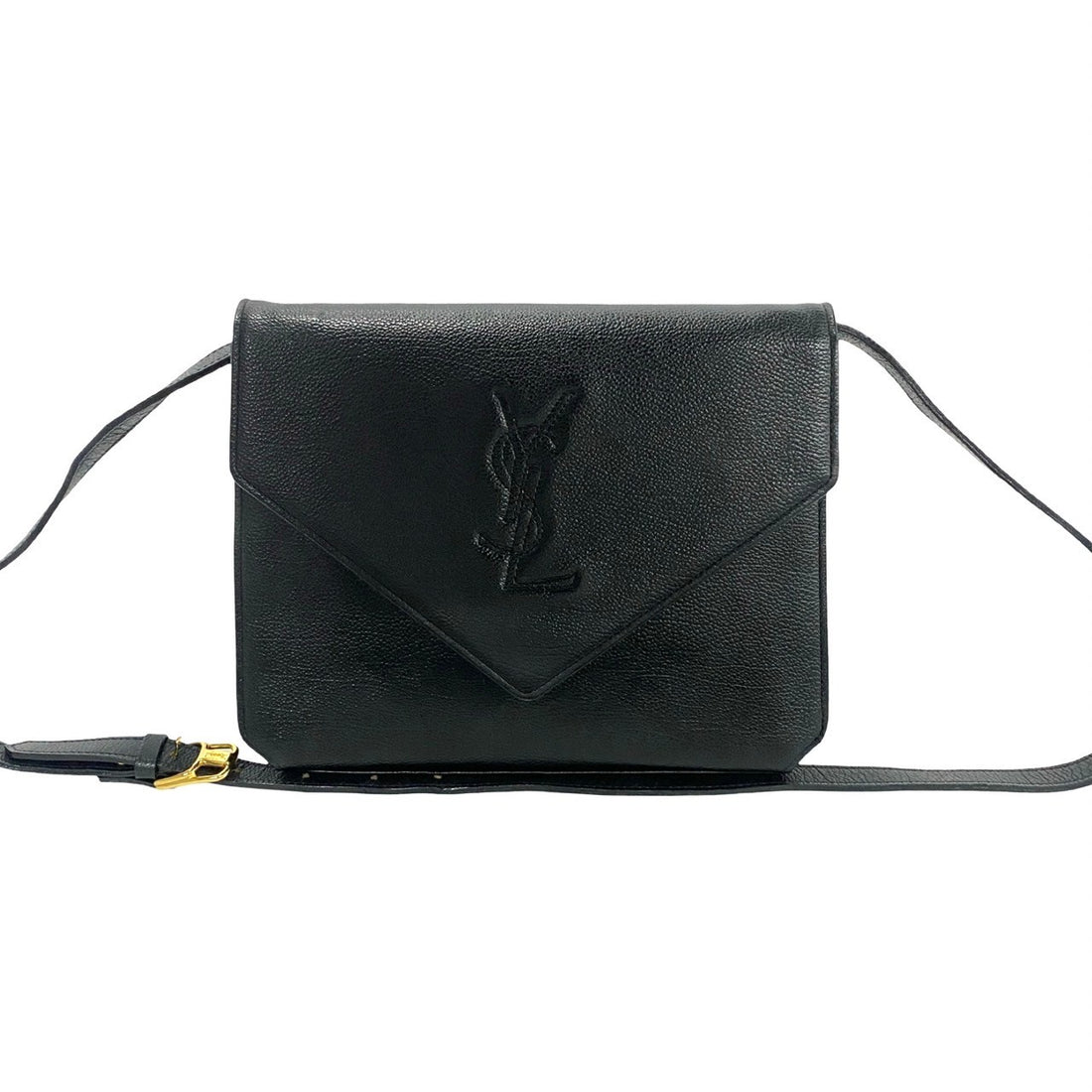 Yves Saint Laurent Leather Shoulder Bag Black